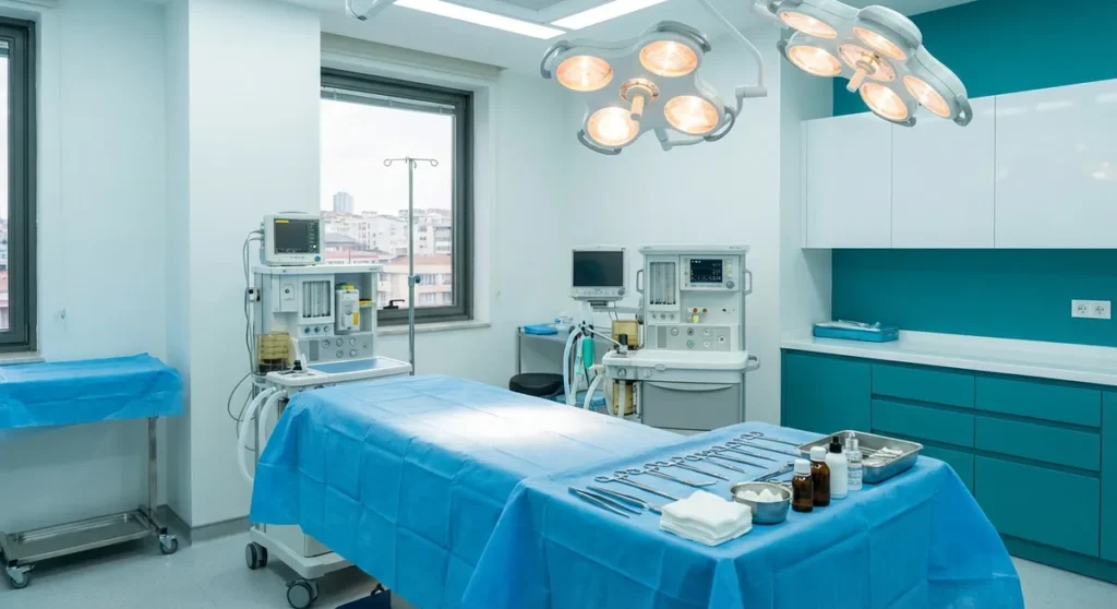 Post-operative facelift recovery consultation